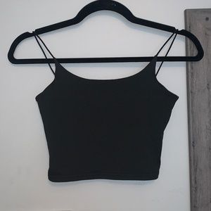 Black Cropped Cami